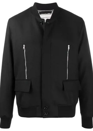 Alexander McQueen куртка с молниями