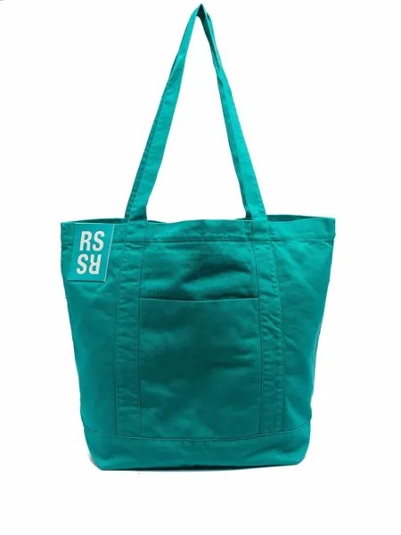 Raf Simons сумка-тоут с нашивкой-логотипом