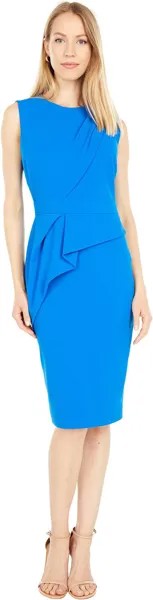 Дневное платье с пряжкой Одесса Badgley Mischka, цвет Capri Blue