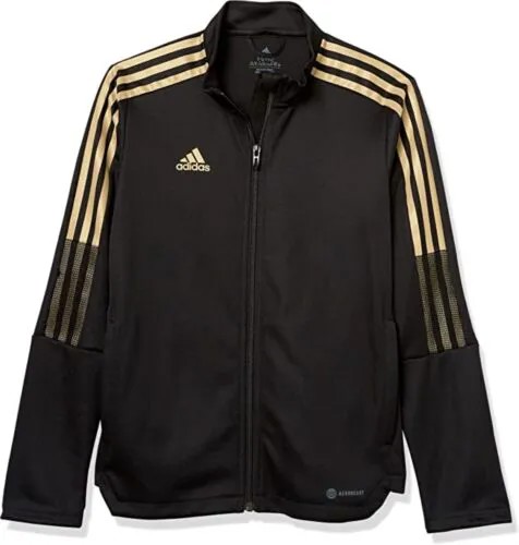 Спортивная куртка Adidas Youth Tiro, черный/золотой