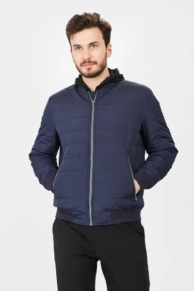 Бомбер мужской Baon B531202 синий 3XL