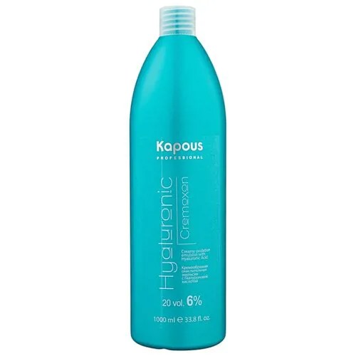 Kapous Professional Hyaluronic Cremoxon Кремообразная окислительная эмульсия с гиалуроновой кислотой, 6%, 1000 мл