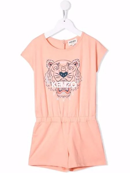 Kenzo Kids ромпер с принтом Tiger