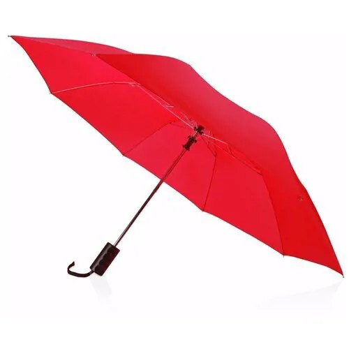 Зонт Oasis, полуавтомат, 2 сложения, купол 94 см., 8 спиц, для женщин, красный