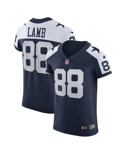 Мужская футболка ceedee lamb navy dallas cowboys alternate vapor elite Nike, синий