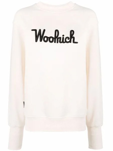 Woolrich толстовка с вышитым логотипом