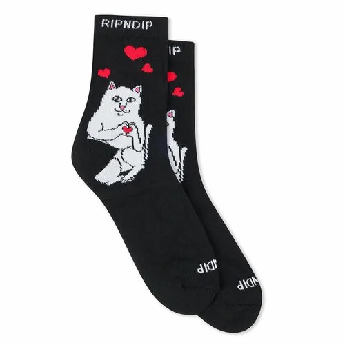 Носки RIPNDIP, размер one size, черный, белый, красный