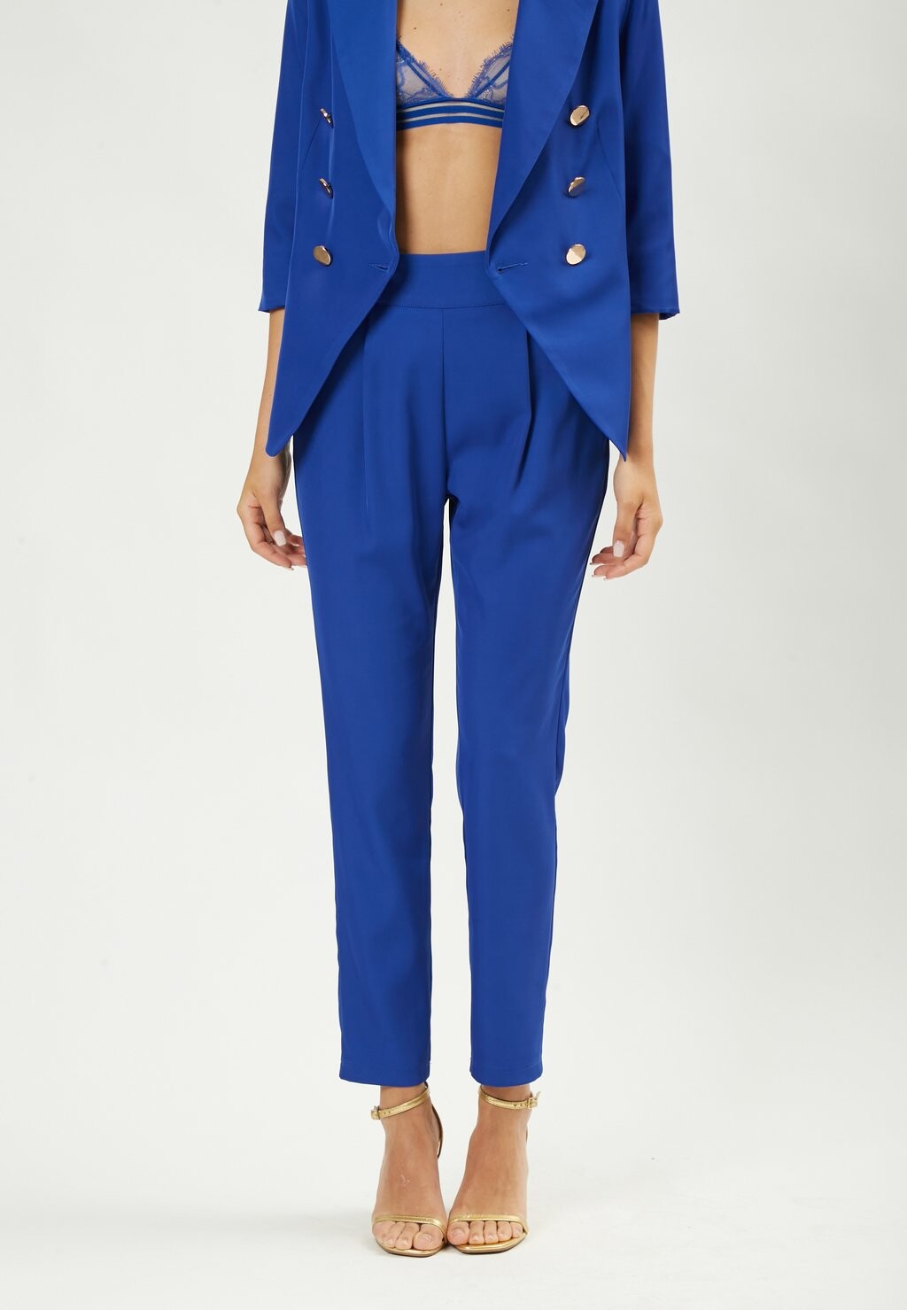 Брюки PLEATED INFLUENCER, цвет royal blue