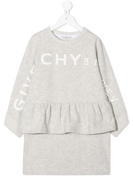 Givenchy Kids платье-джемпер с логотипом