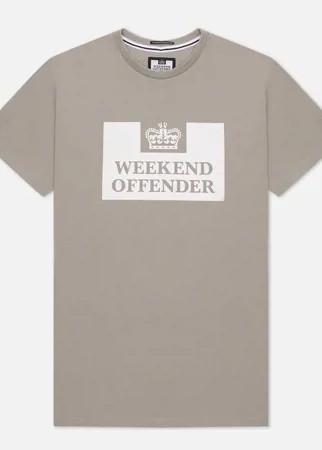 Мужская футболка Weekend Offender Prison SS21, цвет серый, размер XXL