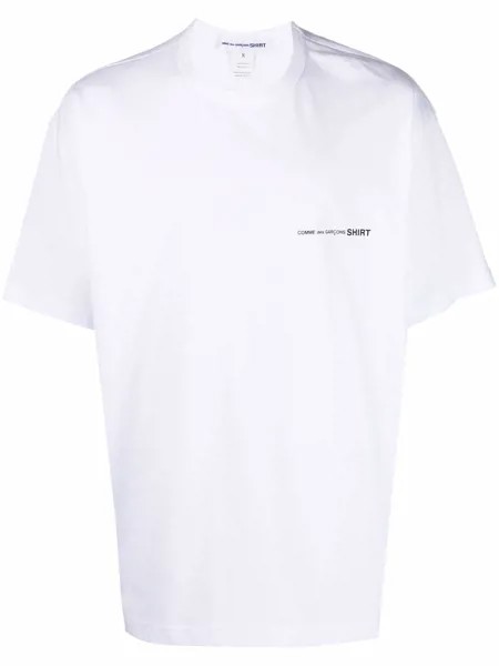 Comme Des Garçons Shirt logo-print cotton T-shirt