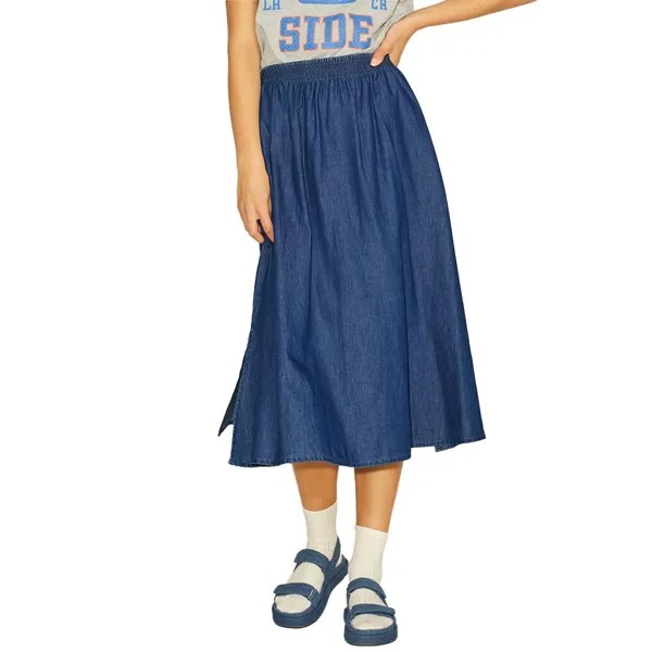 Юбка Jack & Jones Sasha Midi Chambray, синий