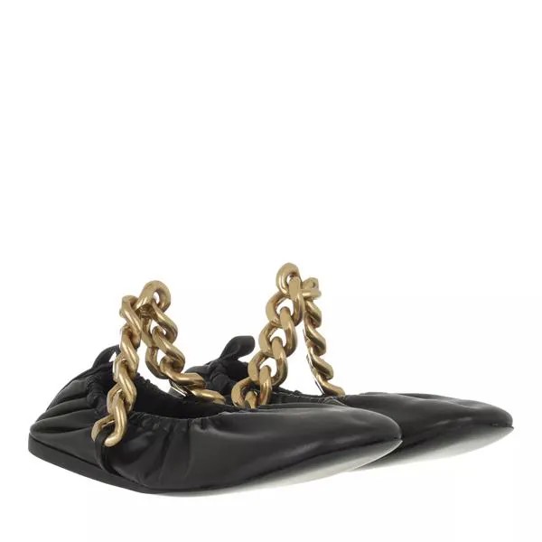 Лоферы falabella chunky chain ballet flats Stella Mccartney, черный