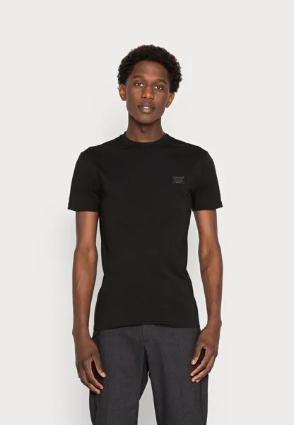 Базовая футболка SUPER SLIM FIT With LOGOED PLATE Antony Morato, черный