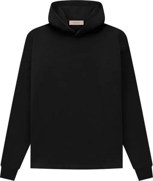 Худи Fear of God Essentials Relaxed Hoodie 'Stretch Limo', черный