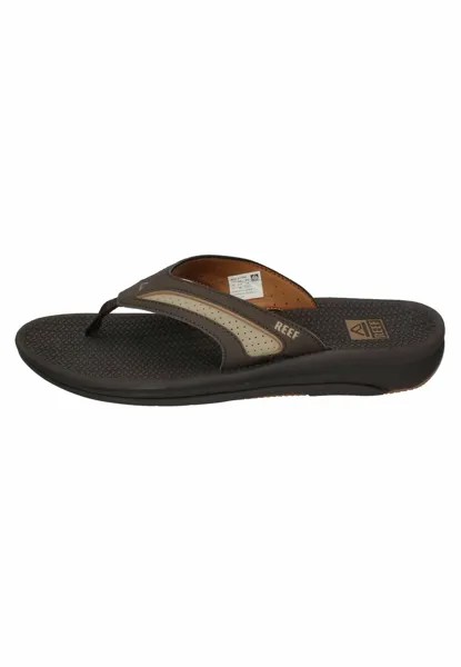 Шлепанцы REDUZIERT FLEX Reef, цвет dark brown tan