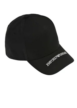 Черная бейсболка с логотипом Emporio Armani детская