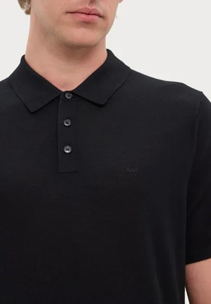 Поло CORE MERINO Michael Kors, черный