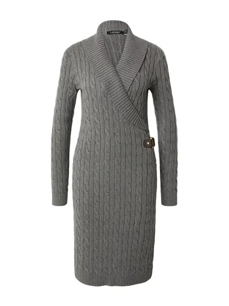 Вязанное платье Lauren Ralph Lauren MADASKA, серый