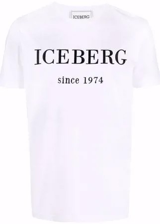 Iceberg футболка с вышитым логотипом