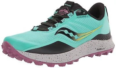 Женские кроссовки Saucony Peregrine 12, холодный мятный/кислотный, 9,5 B, средний США