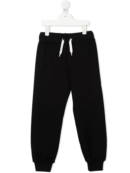 Fendi Kids спортивные брюки с нашивкой-логотипом FF