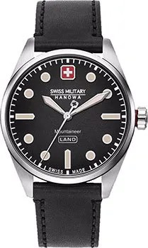 Швейцарские наручные  мужские часы Swiss military hanowa 06-4345.7.04.007. Коллекция Mountaineer