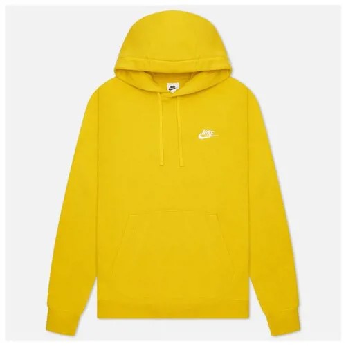 Мужская толстовка Nike Sportswear Club Fleece Hoodie жёлтый , Размер XL