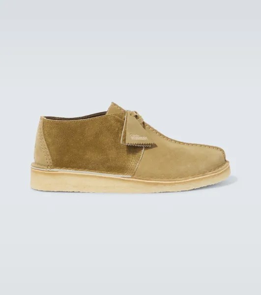 Замшевые ботинки Desert Trek Clarks Originals, зеленый