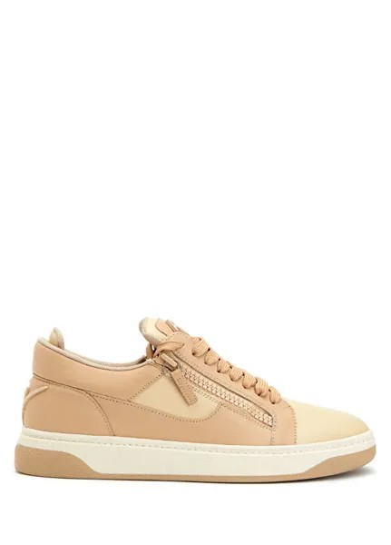 Мужские кожаные кроссовки Giuseppe Zanotti, желтый