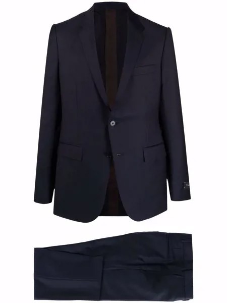 Ermenegildo Zegna шерстяной костюм с однобортным пиджаком