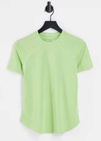 Спортивная футболка с логотипом ASOS 4505-Зеленый цвет