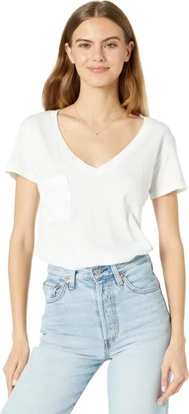 Футболка LAmade V-Pocket Tee - Tissue Jersey, цвет White 1