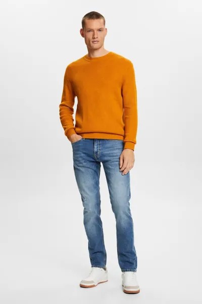 Рельефный свитер Esprit, оранжевый
