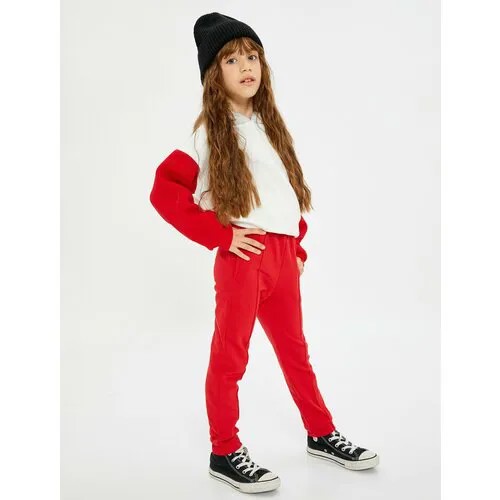 Брюки KOTON, размер 4-5 лет, красный