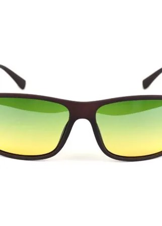 Очки солнцезащитные женские Libellen 118041 с желто-зелеными линзами