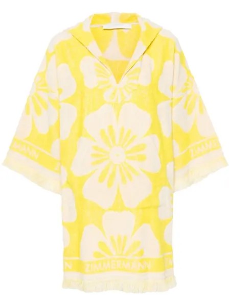 ZIMMERMANN платье мини Golden с капюшоном, желтый