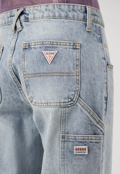 Джинсы свободного кроя KIT CARPENTER Guess Originals, темно-синий