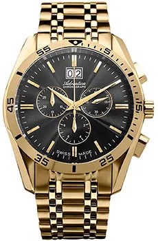 Швейцарские наручные  мужские часы Adriatica 8202.1114CH. Коллекция Chronograph