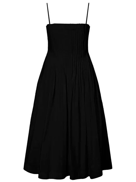 Платье Staud Midi Bella, черный