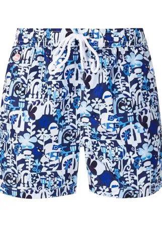 Kiton плавки-шорты с абстрактным принтом
