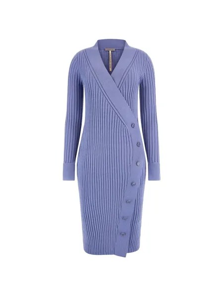 Вязанное платье Guess, синий