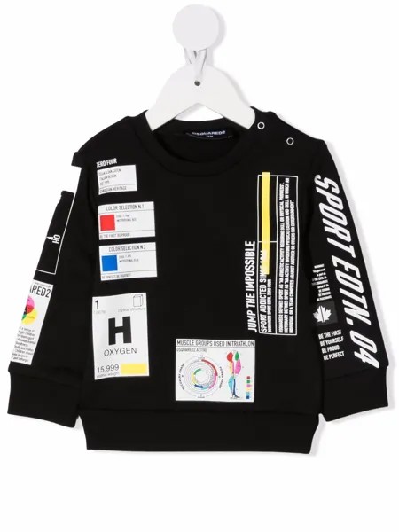 Dsquared2 Kids толстовка с принтом