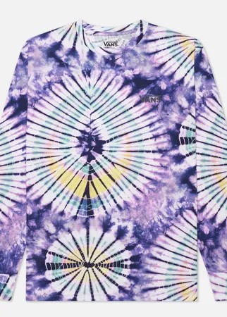 Мужской лонгслив Vans LS Burst Tie Dye, цвет фиолетовый, размер XXL