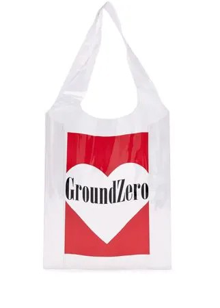 Ground Zero прозрачная сумка-тоут с логотипом