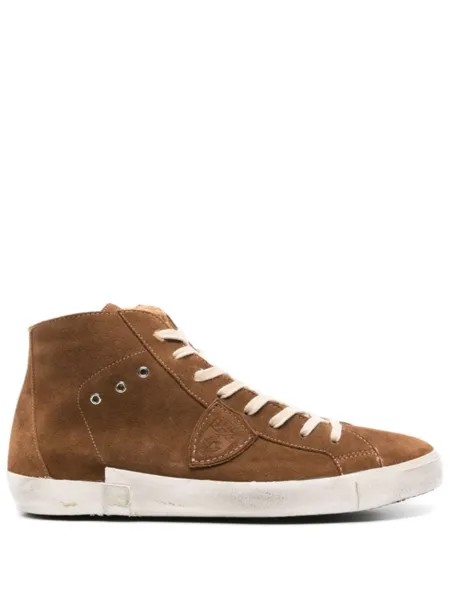 Philippe Model Paris высокие кеды Prsx, коричневый