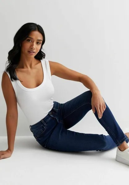 Джинсы скинни PETITE LIFT SHAPE JENNA New Look Petite, синий