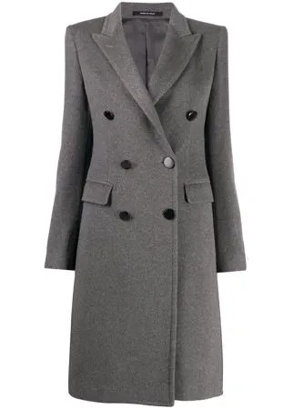 Tagliatore двубортное пальто с длинными рукавами