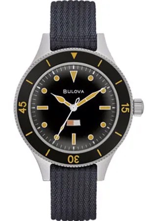 Японские наручные  мужские часы Bulova 98A266. Коллекция Mil-Ships
