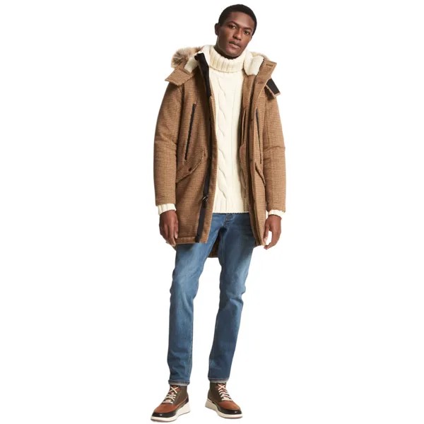 Куртка Michael Kors Tattersall Woven, коричневый